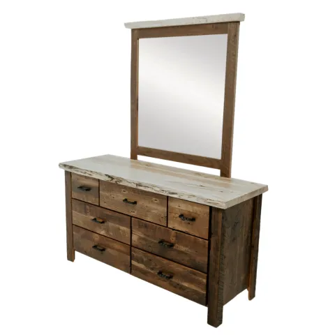 Cedar log dresser deals
